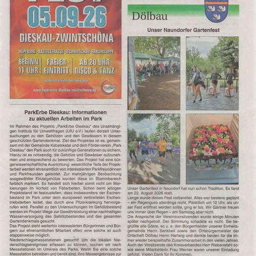 Unser Naundorfer Gartenfest